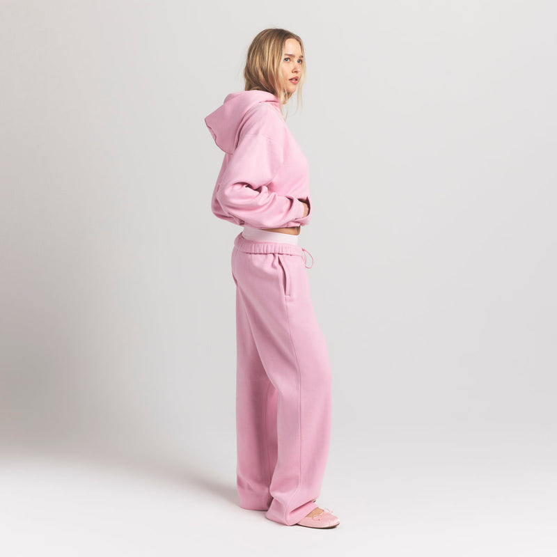 Cotton Fleece Classic Straight Leg Pant - Halite