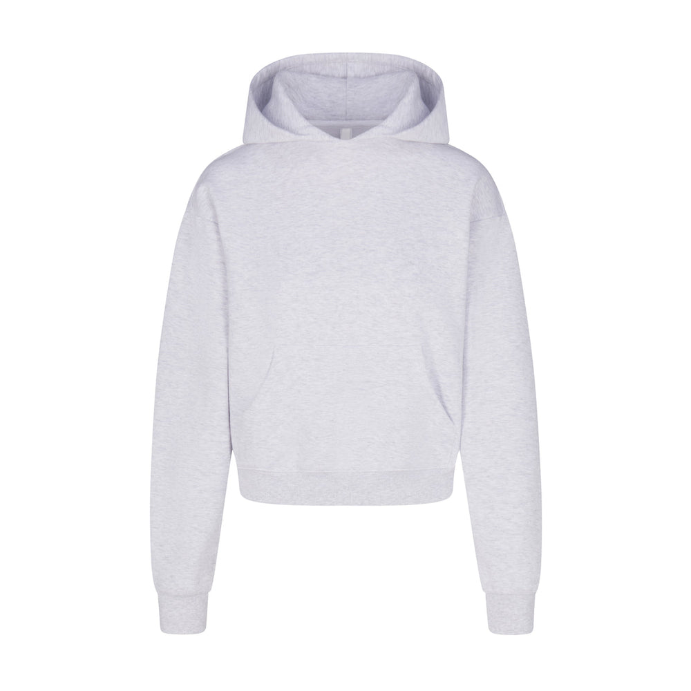 Cotton Fleece Classic Hoodie - Light Heather Grey